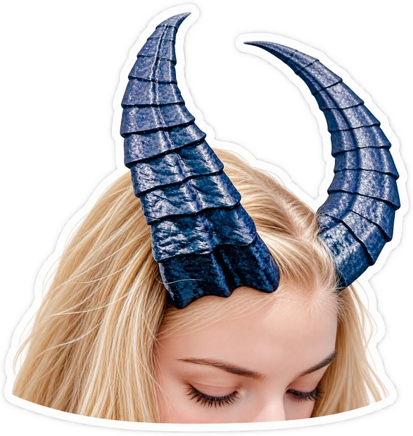 3D printed dragon horns headband for cosplay